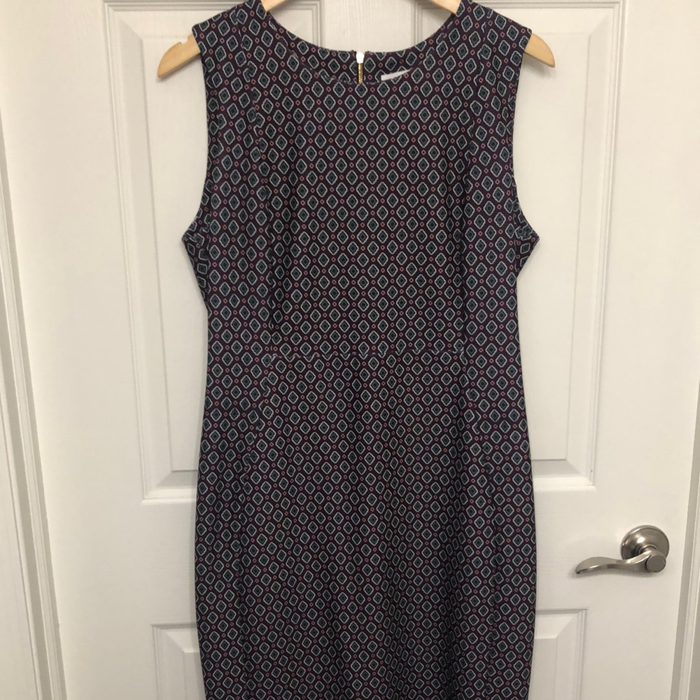 Calvin Klein Purple Sheath Dress